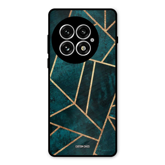 Green Gold Angle Oneplus 13 Mobile Back Cover - Aesthetic PrintShield Case