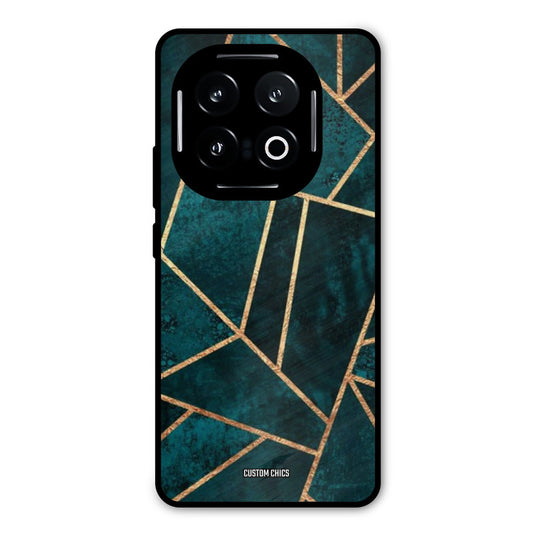 Green Gold Angle iQOO 13 Mobile Back Cover - Aesthetic PrintShield Case