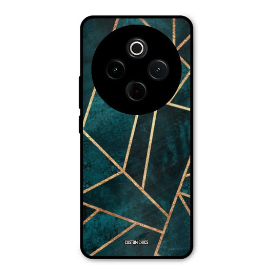 Green Gold Angle iQoo Z10 Mobile Back Cover - Aesthetic PrintShield Case