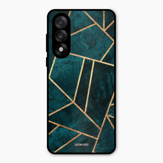 Green Gold Angle Oneplus Nord 5 Mobile Back Cover - Aesthetic PrintShield Case
