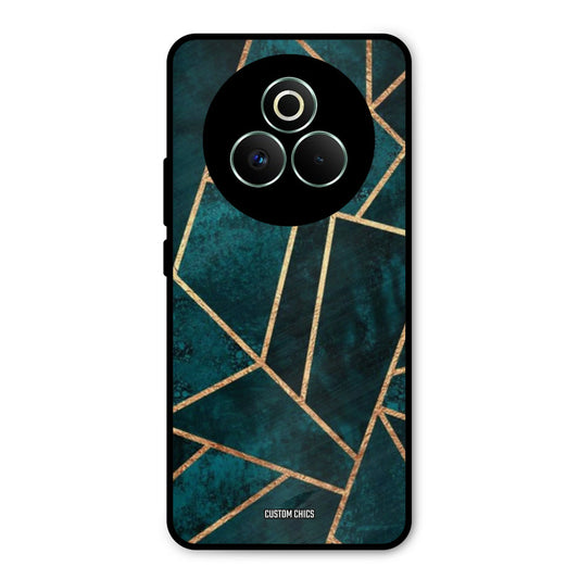 Green Gold Angle Realme P3 Pro 5G Mobile Back Cover - Aesthetic PrintShield Case