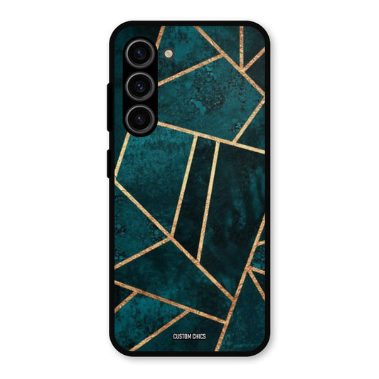 Green Gold Angle Samsung Galaxy S23 FE Mobile Back Cover - Aesthetic PrintShield Case