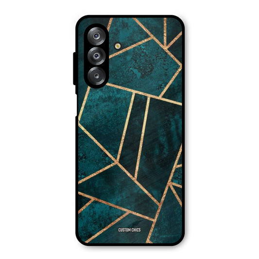 Green Gold Angle Samsung Galaxy A26 Mobile Back Cover - Aesthetic PrintShield Case