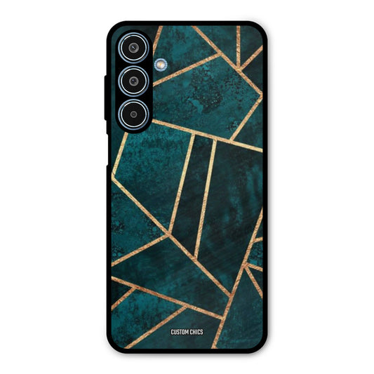 Green Gold Angle Samsung Galaxy M35 5G Mobile Back Cover - Aesthetic PrintShield Case