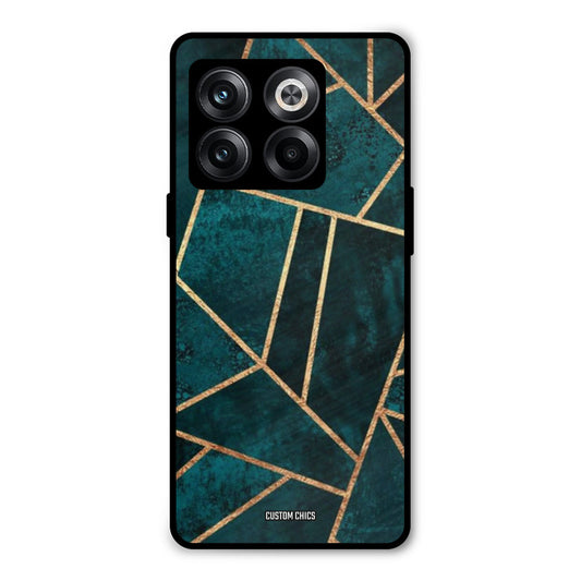 Green Gold Angle Oneplus 10T Mobile Back Cover - Aesthetic PrintShield Case