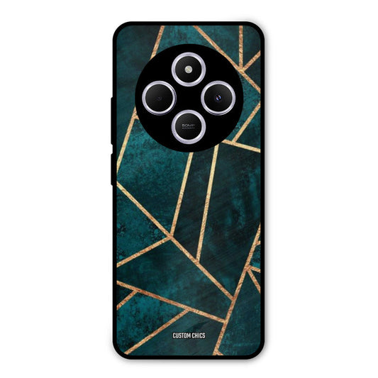 Green Gold Angle Poco M7 Mobile Back Cover - Aesthetic PrintShield Case