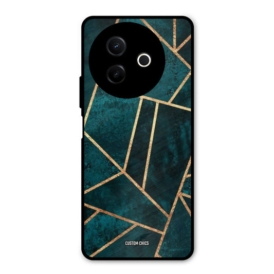 Green Gold Angle Vivo Y39 Mobile Back Cover - Aesthetic PrintShield Case
