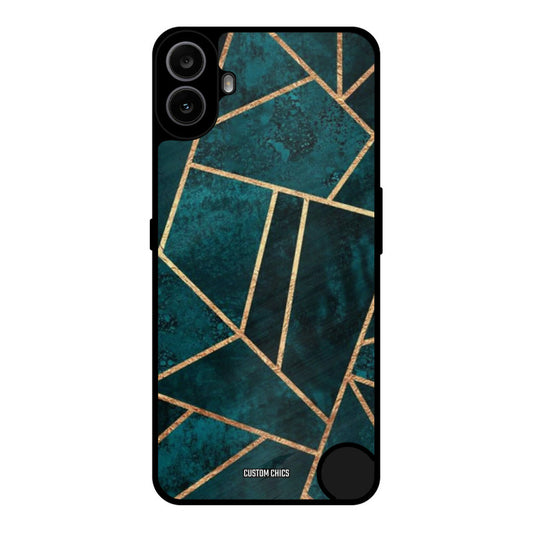 Green Gold Angle Nothing CMF Phone 1 Mobile Back Cover - Aesthetic PrintShield Case