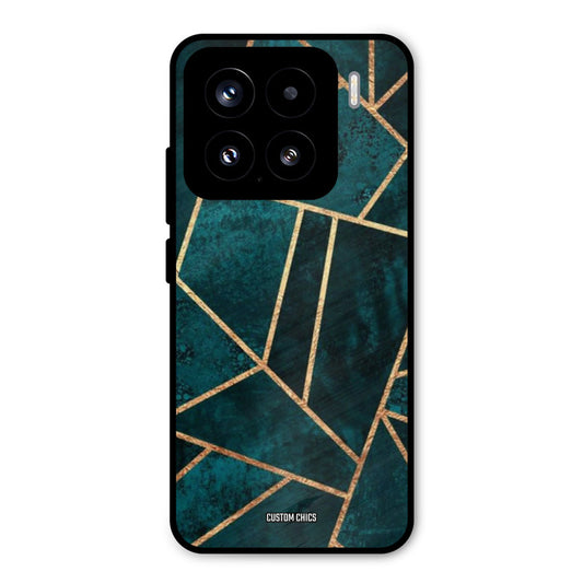 Green Gold Angle Xiaomi 15 5G Mobile Back Cover - Aesthetic PrintShield Case