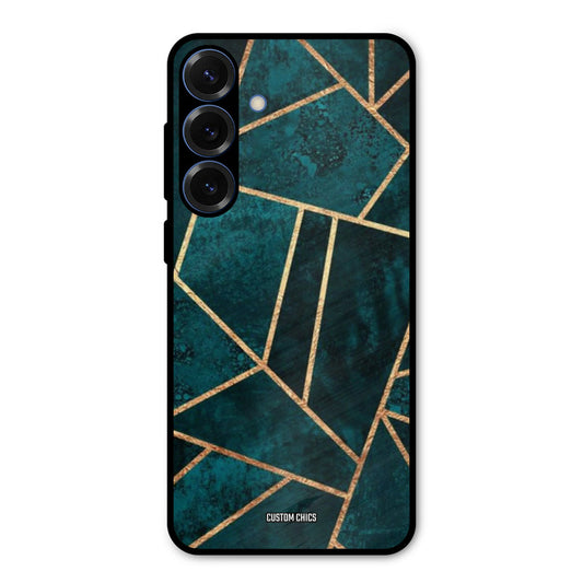 Green Gold Angle Samsung Galaxy S25 Plus Mobile Back Cover - Aesthetic PrintShield Case