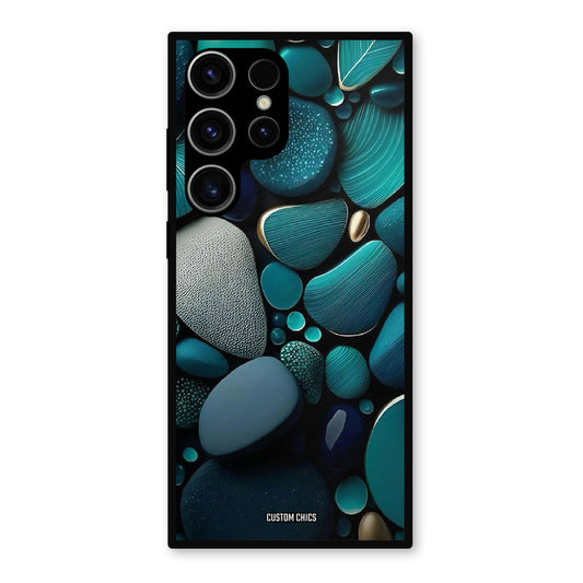 Green Stones Samsung Galaxy S23 Ultra Mobile Back Cover - Aesthetic PrintShield Case
