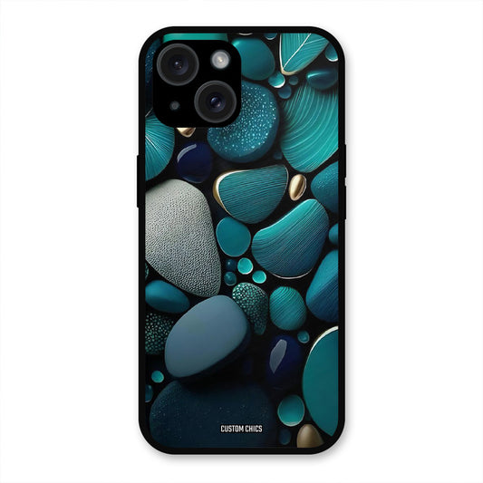 Green Stones iPhone 15 Plus Mobile Back Cover - Aesthetic PrintShield Case