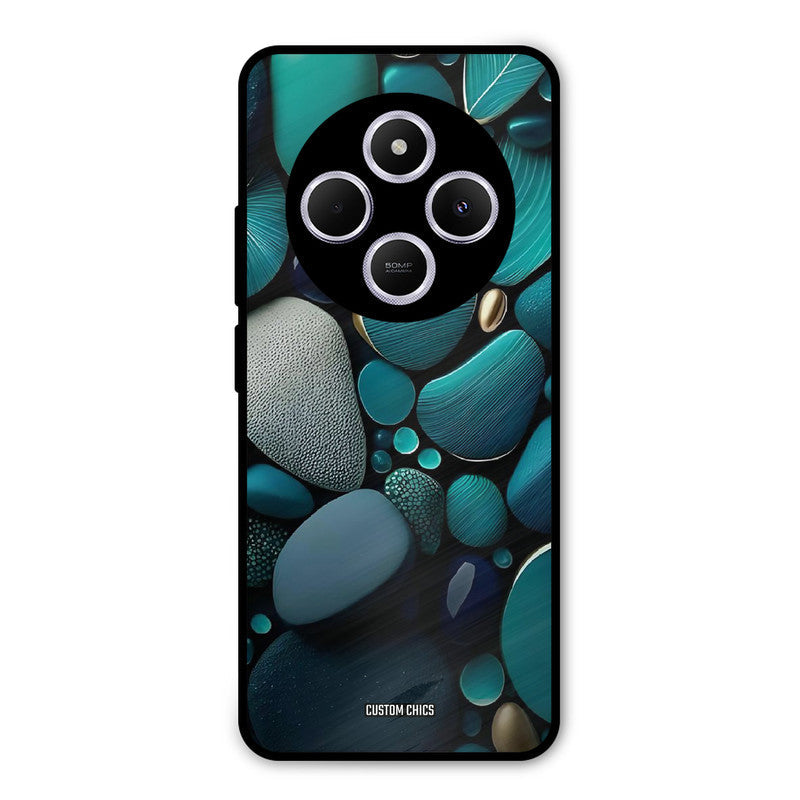 Green Stones Poco M7 Mobile Back Cover - Aesthetic PrintShield Case