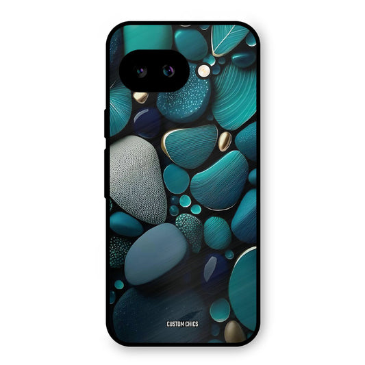 Green Stones Google Pixel 9A Mobile Back Cover - Aesthetic PrintShield Case