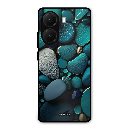 Green Stones Poco X7 Pro Mobile Back Cover - Aesthetic PrintShield Case