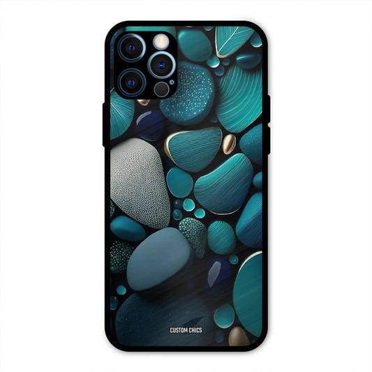 Green Stones IPhone 12 Pro Mobile Back Cover - Aesthetic PrintShield Case