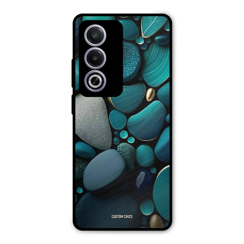 Green Stones Oppo K12x Mobile Back Cover - Aesthetic PrintShield Case