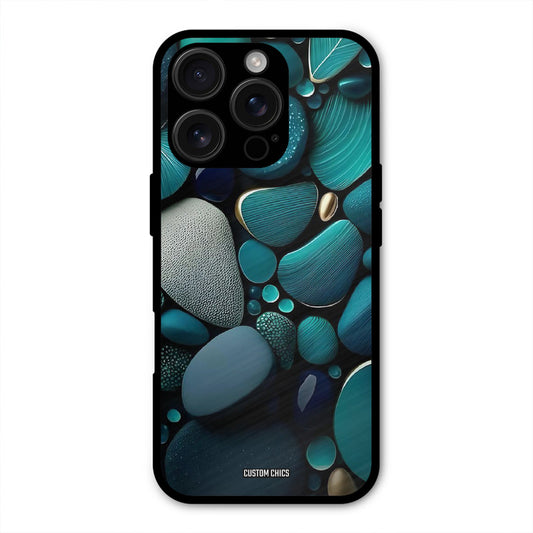 Green Stones iPhone 16 Pro Max Mobile Back Cover - Aesthetic PrintShield Case