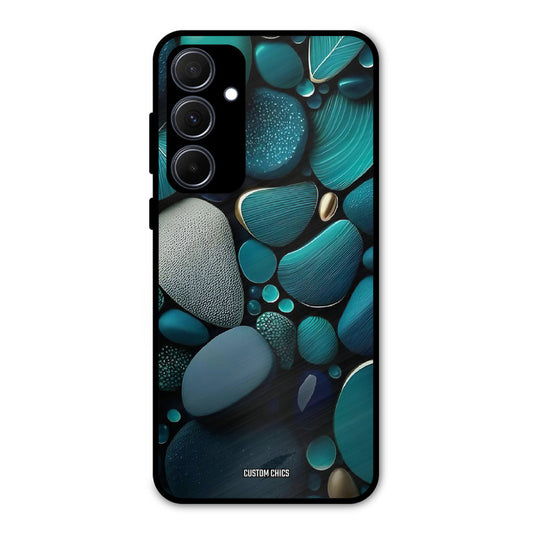 Green Stones Samsung Galaxy A35 5G Mobile Back Cover - Aesthetic PrintShield Case
