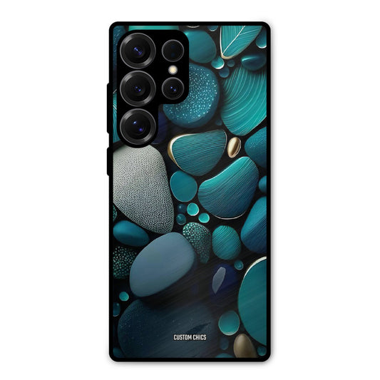 Green Stones Samsung Galaxy S25 Ultra Mobile Back Cover - Aesthetic PrintShield Case