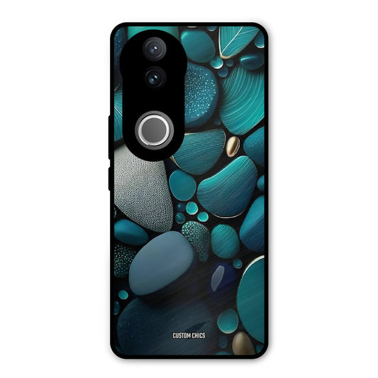 Green Stones Vivo V50 Mobile Back Cover - Aesthetic PrintShield Case