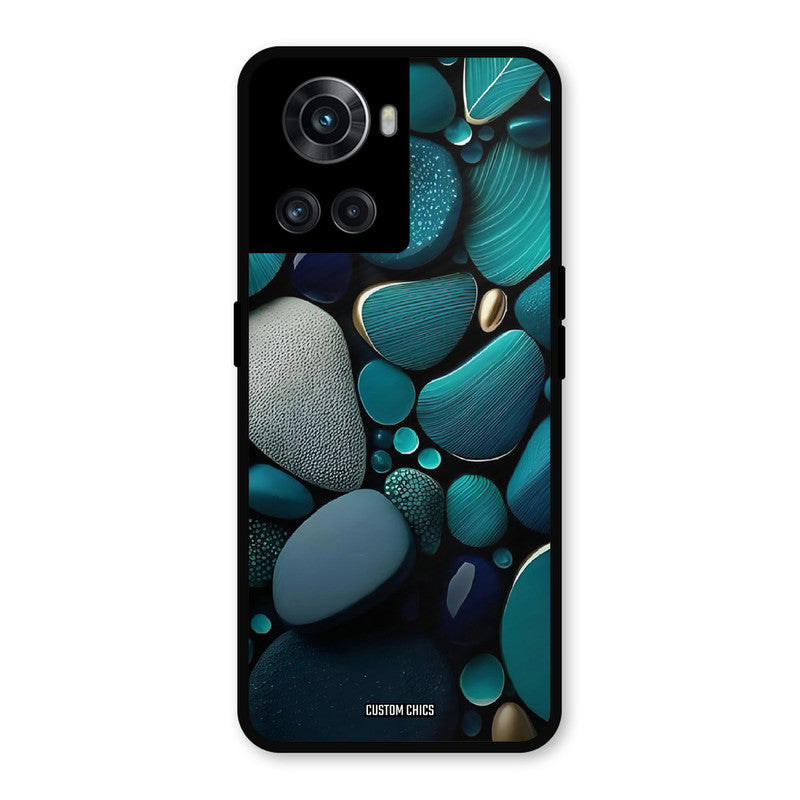 Green Stones OnePlus 10R Mobile Back Cover - Aesthetic PrintShield Case