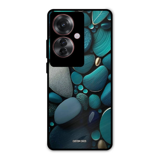Green Stones Oppo F25 Pro Mobile Back Cover - Aesthetic PrintShield Case