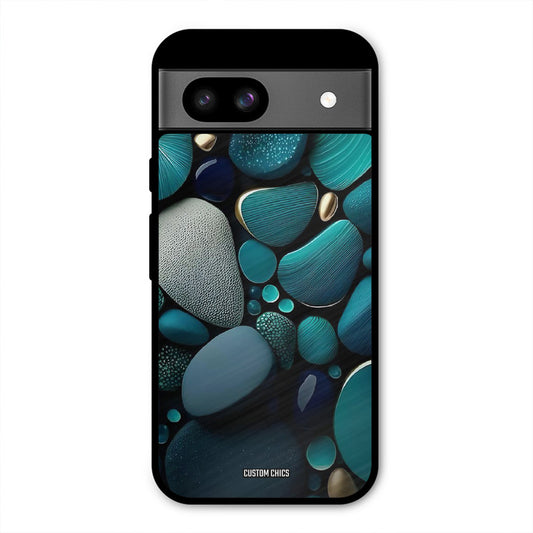 Green Stones Google Pixel 8a Mobile Back Cover - Aesthetic PrintShield Case