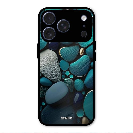 Green Stones iPhone 17 Pro Mobile Back Cover - Aesthetic PrintShield Case
