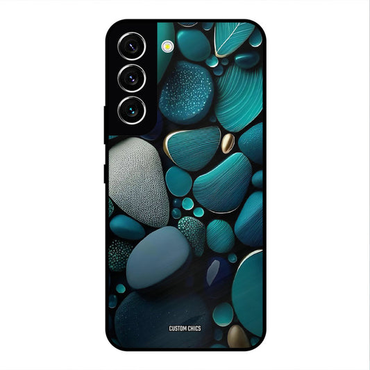 Green Stones Samsung Galaxy S22 Mobile Back Cover - Aesthetic PrintShield Case