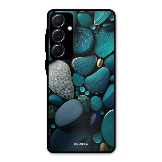 Green Stones Samsung Galaxy A55 5G Mobile Back Cover - Aesthetic PrintShield Case