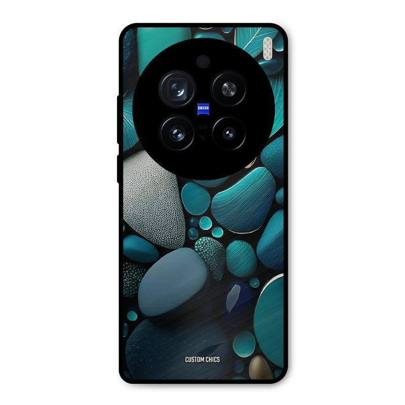 Green Stones Vivo X200 Pro Mobile Back Cover - Aesthetic PrintShield Case
