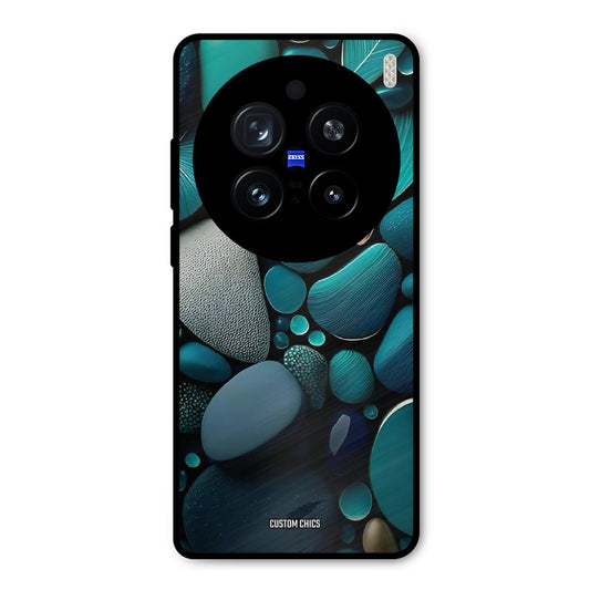Green Stones Vivo X200 Pro Mobile Back Cover - Aesthetic PrintShield Case