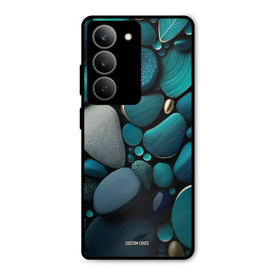Green Stones Realme 14x Mobile Back Cover - Aesthetic PrintShield Case