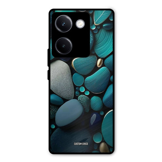 Green Stones Vivo Y300 Plus Mobile Back Cover - Aesthetic PrintShield Case
