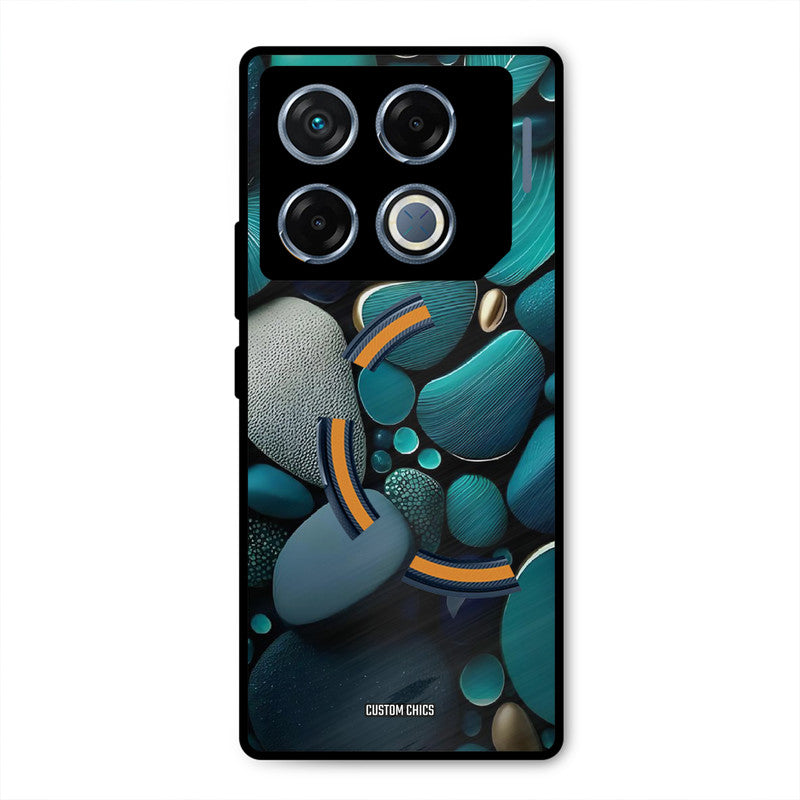 Green Stones Infinix GT 20 Pro Mobile Back Cover - Aesthetic PrintShield Case