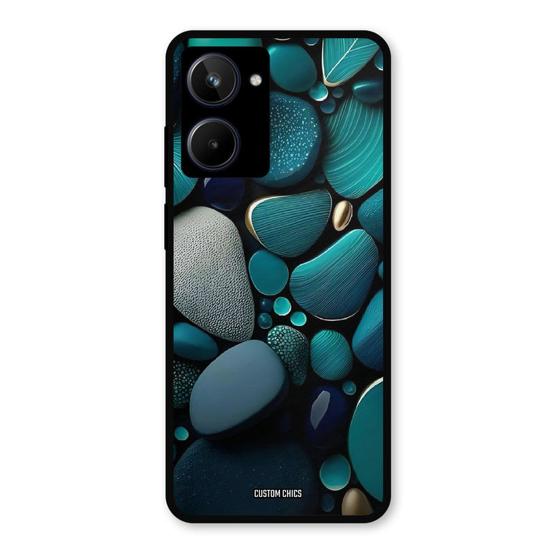 Green Stones Realme 10 Mobile Back Cover - Aesthetic PrintShield Case
