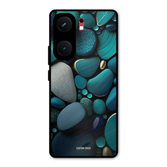 Green Stones iQOO Neo 9 Pro Mobile Back Cover - Aesthetic PrintShield Case