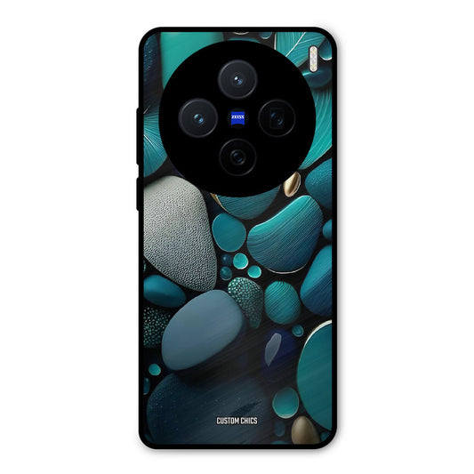 Green Stones Vivo X200 Mobile Back Cover - Aesthetic PrintShield Case