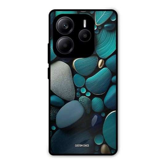 Green Stones Redmi Note 14 Mobile Back Cover - Aesthetic PrintShield Case