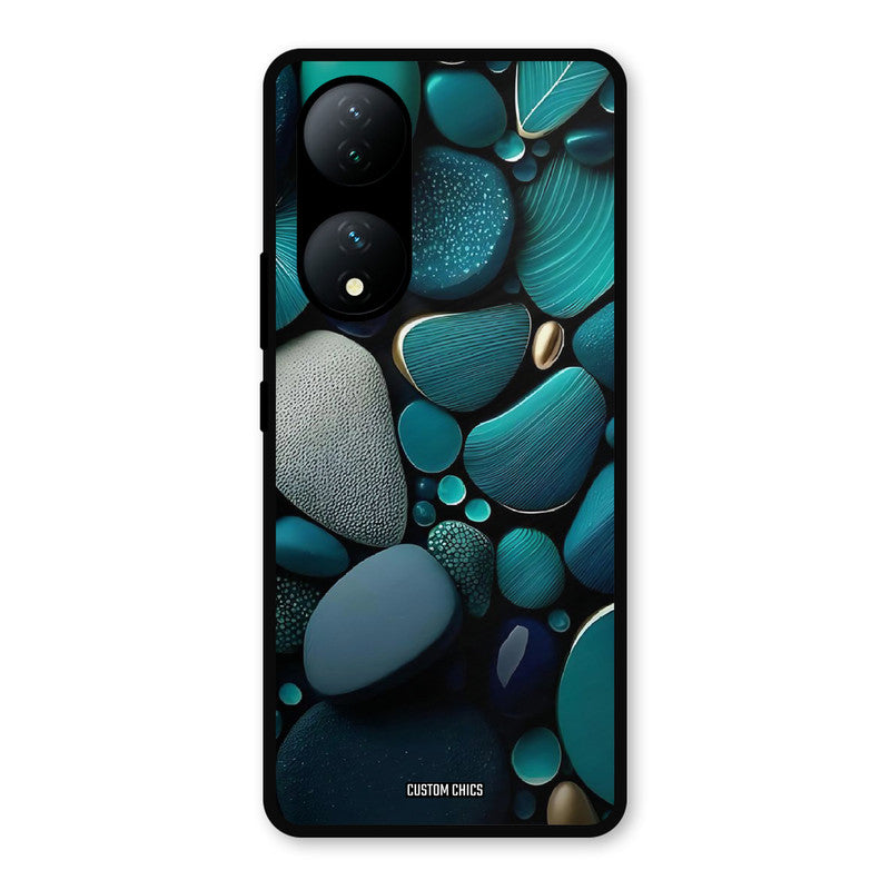 Green Stones Vivo Y100 Mobile Back Cover - Aesthetic PrintShield Case