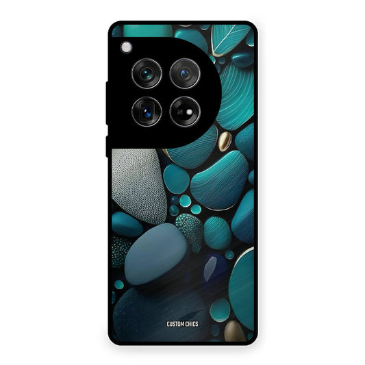 Green Stones OnePlus 12 Mobile Back Cover - Aesthetic PrintShield Case