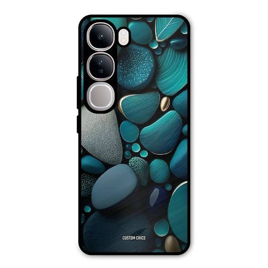 Green Stones Vivo Y300 Mobile Back Cover - Aesthetic PrintShield Case