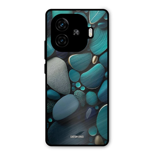Green Stones iQoo Z9 Turbo Mobile Back Cover - Aesthetic PrintShield Case