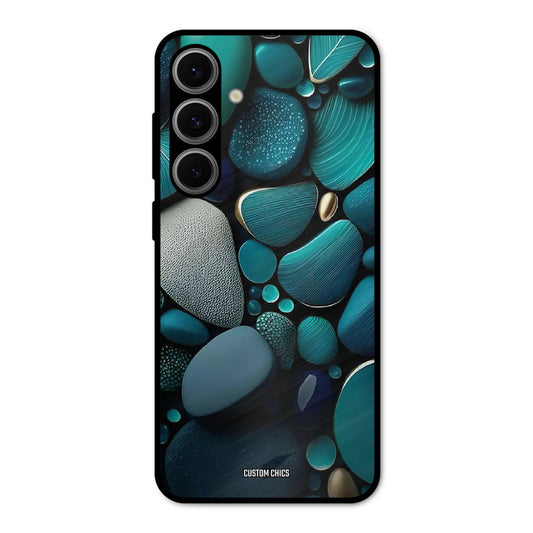 Green Stones Samsung Galaxy S24 FE Mobile Back Cover - Aesthetic PrintShield Case