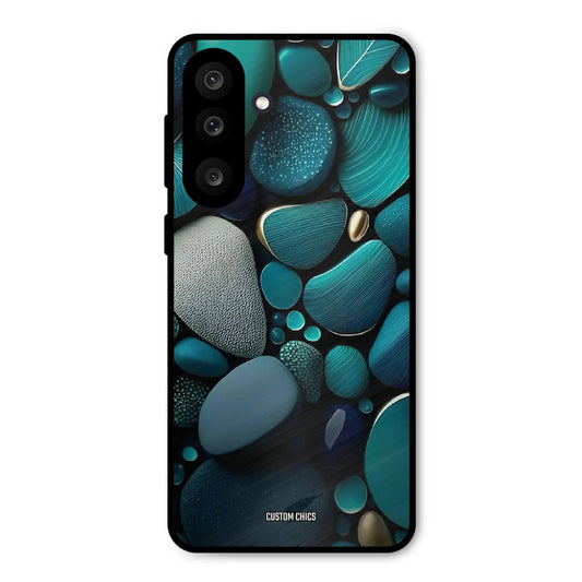 Green Stones Samsung Galaxy M56 Mobile Back Cover - Aesthetic PrintShield Case