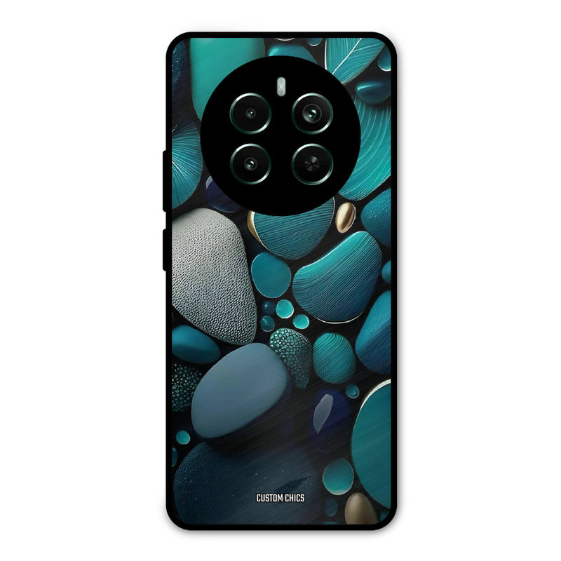 Green Stones Realme 12 Plus Mobile Back Cover - Aesthetic PrintShield Case