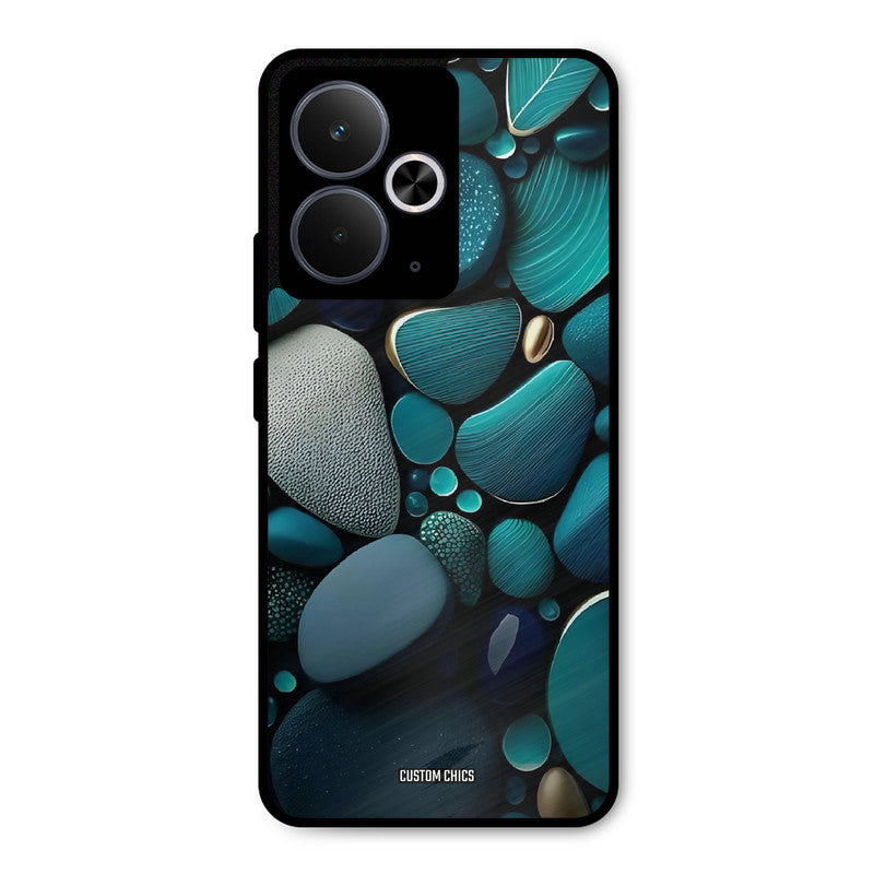 Green Stones Realme 14T Mobile Back Cover - Aesthetic PrintShield Case