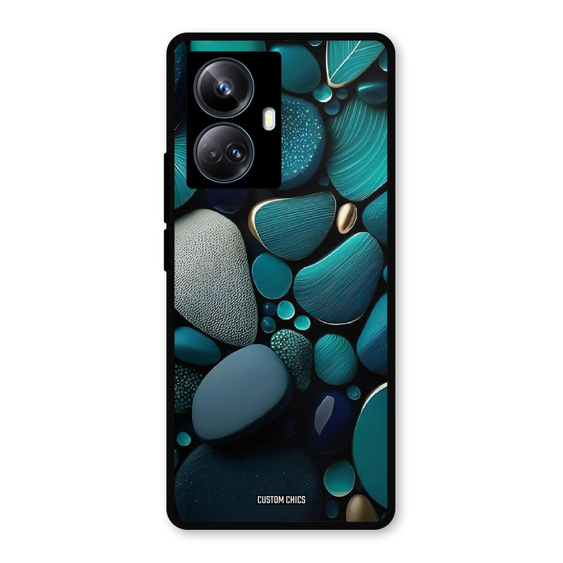 Green Stones Realme 10 Pro Plus Mobile Back Cover - Aesthetic PrintShield Case