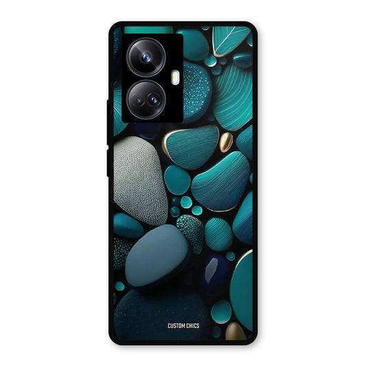 Green Stones Realme 10 Pro Plus Mobile Back Cover - Aesthetic PrintShield Case